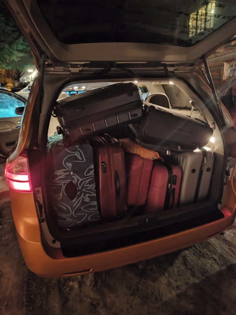 Komfortowe Taxi Zakopane, pełny bagaż
